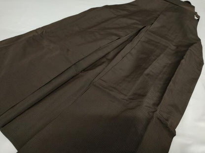平和屋着物●男性 馬乗り袴 縞 正絹 逸品 AABF9158cs
