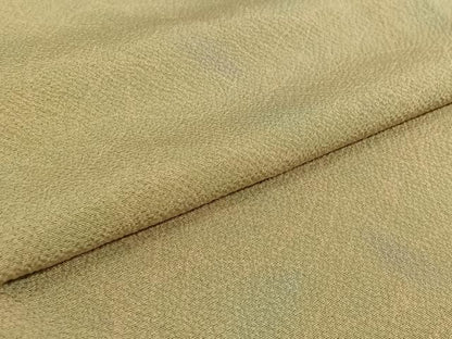 平和屋着物▽上質な小紋 単衣 作家物 芝文 鬼しぼ縮緬 正絹 逸品 AABF9182jh