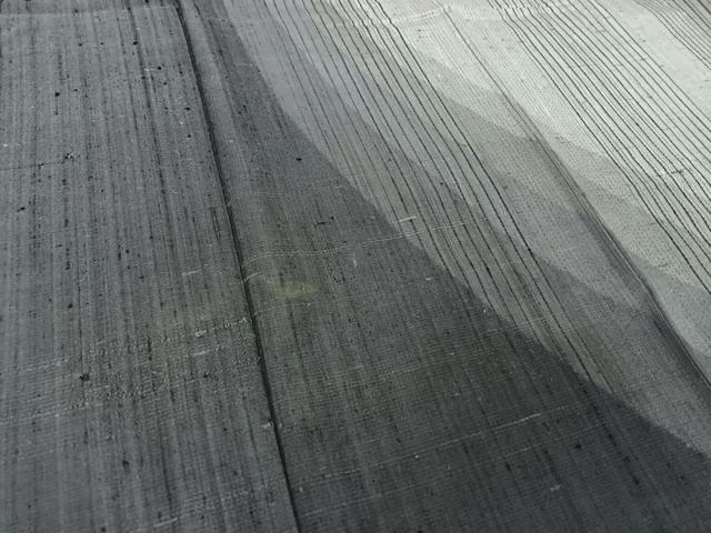 平和屋着物▽訪問着 単衣 紬地 縞 正絹 逸品 AABF9183jh