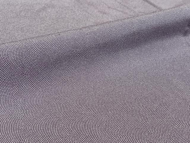 平和屋着物▽江戸小紋 単衣 鮫小紋柄 正絹 逸品 AABF9186jh