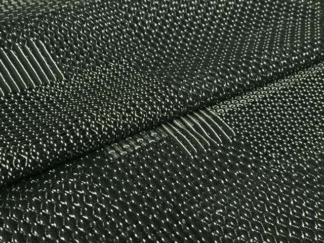 平和屋着物▽羽織 スリーシーズン 春夏秋 塵除け 幾何学文様 正絹 逸品 AABF9192jh