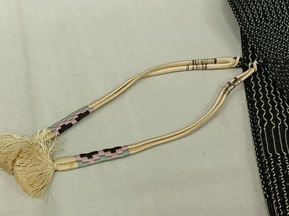平和屋着物▽羽織 スリーシーズン 春夏秋 塵除け 幾何学文様 正絹 逸品 AABF9192jh