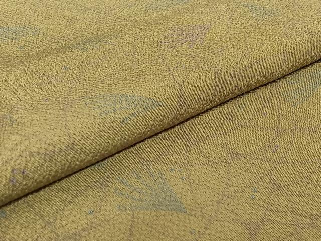 平和屋着物▽上質な小紋 単衣 薄文 正絹 逸品 AABF9200jh