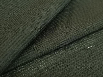 平和屋着物▽男性 羽織 スリーシーズン 春夏秋 塵除け 暗黒色 正絹 逸品 AABF9201jh