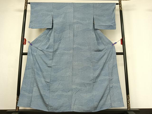 平和屋着物▽江戸小紋 単衣 作家物 寄せ小紋柄 正絹 逸品 AABF9203jh