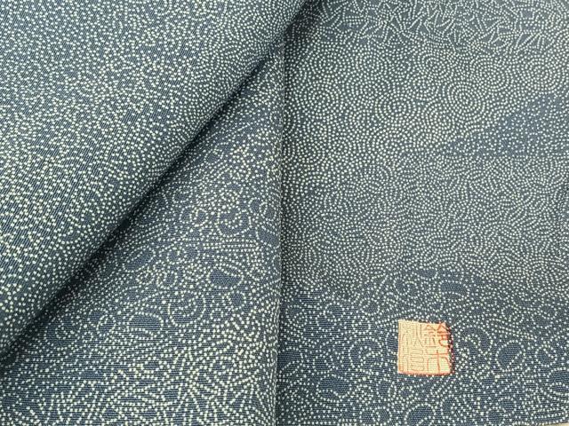 平和屋着物▽江戸小紋 単衣 作家物 寄せ小紋柄 正絹 逸品 AABF9203jh