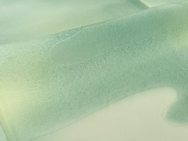 平和屋着物▽上質な小紋 単衣 霞文 正絹 逸品 AABF9225jh