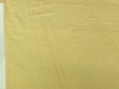 平和屋着物▽本塩沢 単衣 砥粉色 証紙付き 正絹 逸品 AABF9229jh
