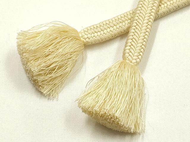 平和屋着物●極上　有職組紐道明　帯締め　冠組　蜂蜜色　宮内庁御用　国立博物館御用　東京芸術大学御用　逸品　AABF9291ay