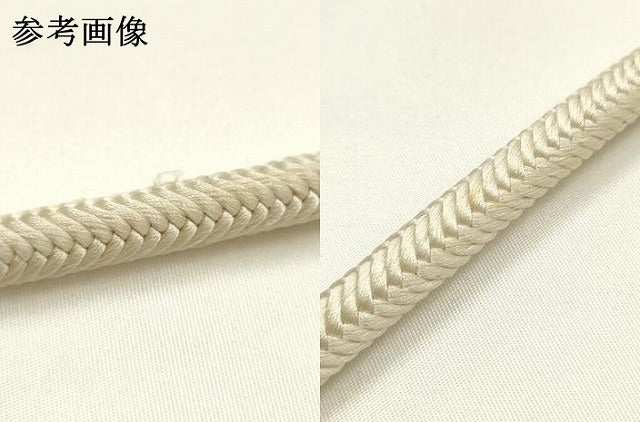 平和屋着物●極上　有職組紐道明　帯締め　奈良組　練色　宮内庁御用　国立博物館御用　東京芸術大学御用 　逸品　AABF9307ay