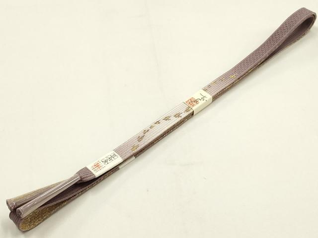 平和屋着物●和装小物　帯締め・帯揚げセット　高麗組 綾出し　菊　牡丹　暈し染め　三分金糸　逸品　未使用　AABF9367ay