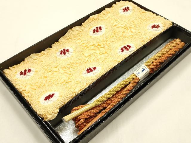 平和屋着物●和装小物　帯締め・帯揚げセット　絞り　中抜き　暈し　正絹　逸品　未使用品あり　AABF9368ay