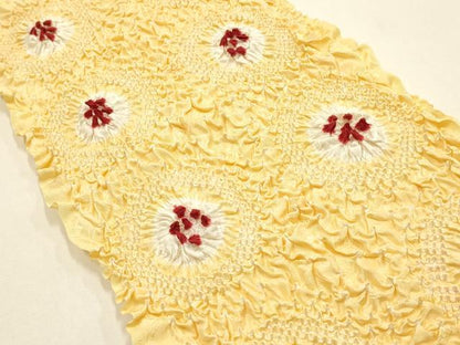 平和屋着物●和装小物　帯締め・帯揚げセット　絞り　中抜き　暈し　正絹　逸品　未使用品あり　AABF9368ay