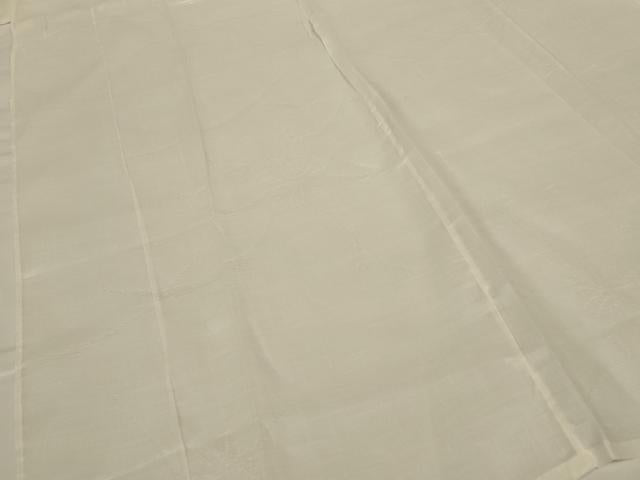 平和屋着物＊夏物 長襦袢 芝花文紗 生成り色 麻 逸品 AABF9409jd