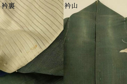 平和屋着物＊夏物 絹芭蕉 訪問着 作家物 朝顔 暈し染め 正絹 逸品 AABF9416jd