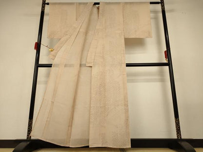 平和屋着物＊夏物 訪問着 紗 渡橋風景文 正絹 逸品 AABF9418jd