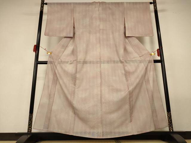 平和屋着物＊夏物 訪問着 紗 芝文 暈し染め 正絹 逸品 AABF9426jd