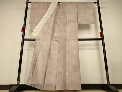 平和屋着物＊夏物 訪問着 紗 芝文 暈し染め 正絹 逸品 AABF9426jd