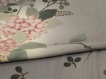 平和屋着物＊夏物 訪問着 絽 紫陽花 暈し染め 金彩 正絹 逸品 AABF9436jd
