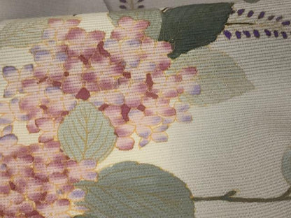 平和屋着物＊夏物 訪問着 絽 紫陽花 暈し染め 金彩 正絹 逸品 AABF9436jd