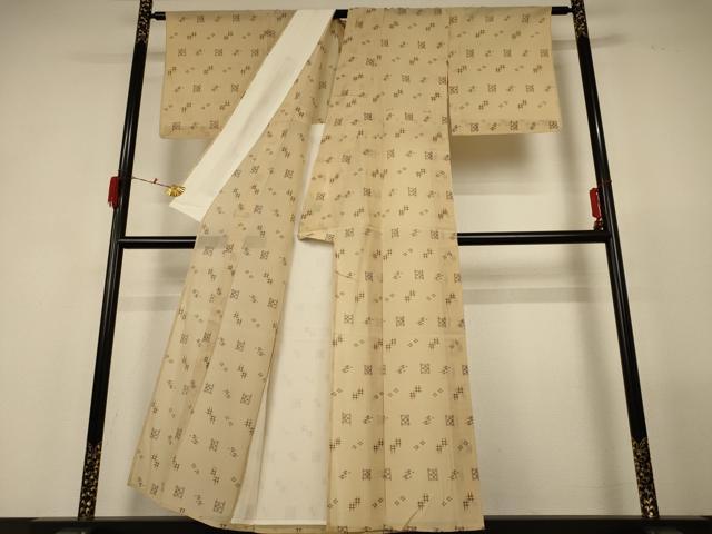 平和屋着物＊夏物 本場琉球絣 夏琉球 正絹 逸品 AABF9448jd