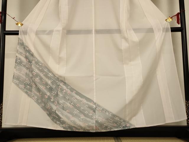平和屋着物＊夏物 訪問着 絽 舞花文 洗える着物 AABF9463jd