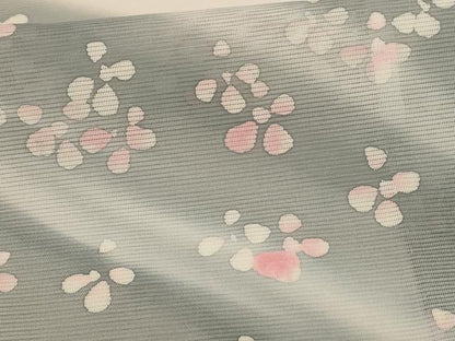 平和屋着物＊夏物 訪問着 絽 舞花文 洗える着物 AABF9463jd