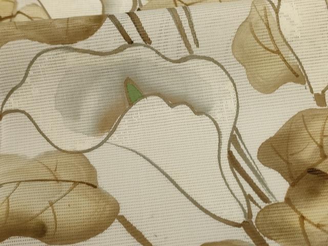 平和屋着物＊夏物 訪問着 絽 手描き カラー 洗える着物 AABF9468jd