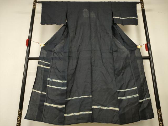 平和屋着物＊夏物 訪問着 紗 横段文 正絹 逸品 未使用 AABF9480jd