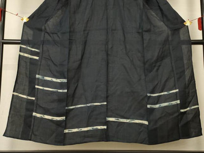 平和屋着物＊夏物 訪問着 紗 横段文 正絹 逸品 未使用 AABF9480jd