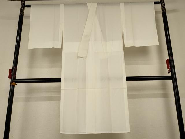 平和屋着物＊夏物 長襦袢 絽 白色 正絹 逸品 AABF9483jd