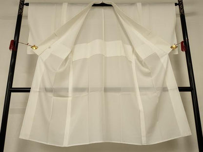 平和屋着物＊夏物 長襦袢 絽 白色 正絹 逸品 AABF9483jd