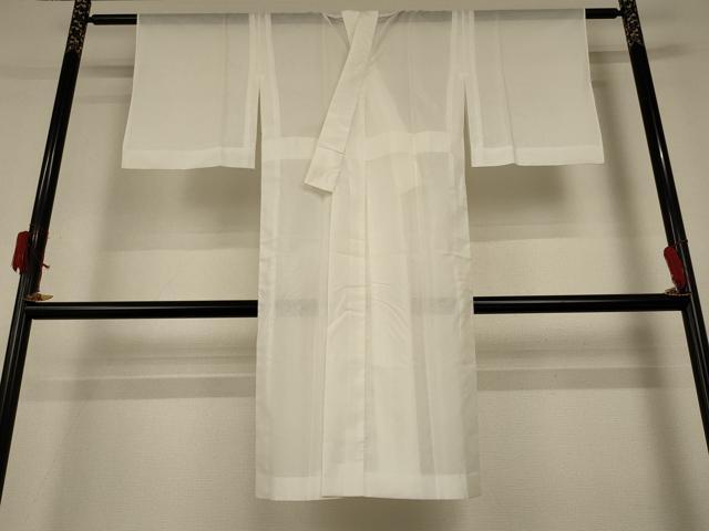 平和屋着物＊夏物 長襦袢 絽 白色 洗える着物 AABF9501jd