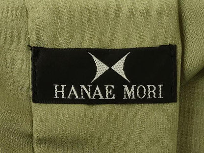平和屋着物＊夏物　森英恵・HANAE MORI　男性　色無地　紗　海松色　キングサイズ　洗える着物　AABF9502jd