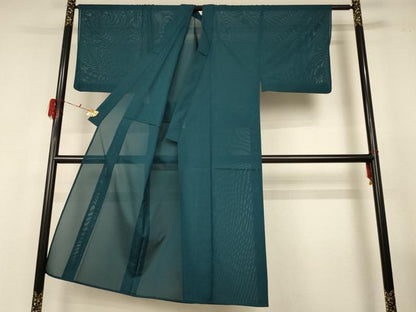 平和屋着物＊夏物 男性 色無地 絽 虫襖色 洗える着物 AABF9510jd