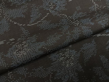 平和屋着物●本場大島紬　更紗文　証紙付き　正絹　逸品　AABF9521ph