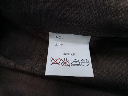 平和屋着物●男性　馬乗り袴　色無地　赤墨色　正絹　逸品　AABF9539ph