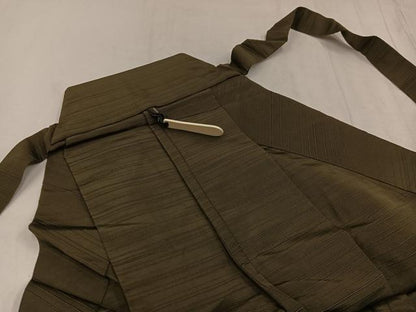 平和屋着物●男性 馬乗り袴 色無地 媚茶色 正絹 逸品 AABF9542ph