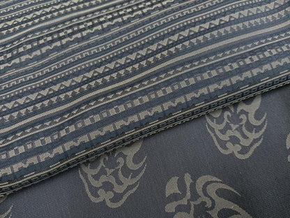 平和屋着物●男性　長襦袢　無双仕立て　隈取　正絹　逸品　AABF9556ph