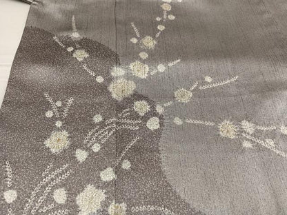 平和屋着物●訪問着　絞り　梅　金彩　正絹　逸品　AABF9565ph