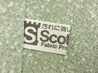 平和屋着物●訪問着　友禅　草花文　暈し染め　金彩　正絹　逸品　AABF9566ph