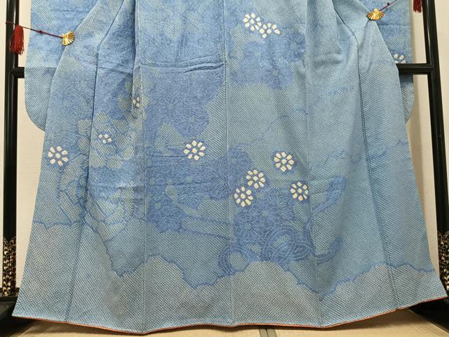 平和屋着物●豪華振袖 総絞り 花尽くし 正絹 逸品 AABF9572ph