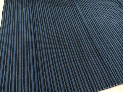 平和屋着物●上質な紬　間道　ロング丈　正絹　逸品　未使用　AABF9580ph