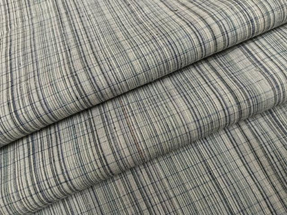 平和屋着物●上質な紬　格子　正絹　逸品　AABF9583ph