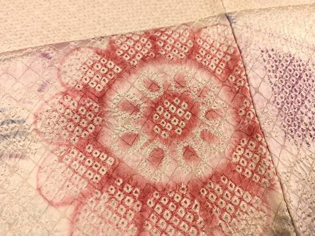 平和屋着物●豪華振袖 総絞り 花尽くし 正絹 逸品 AABH6849ph
