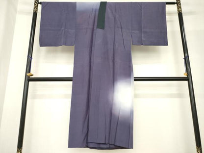 平和屋着物●男性　長襦袢　袷　手描き　女人文　暈し染め　正絹　逸品　AABF9608ck