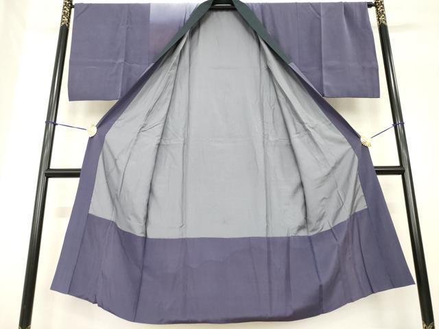 平和屋着物●男性　長襦袢　袷　手描き　女人文　暈し染め　正絹　逸品　AABF9608ck