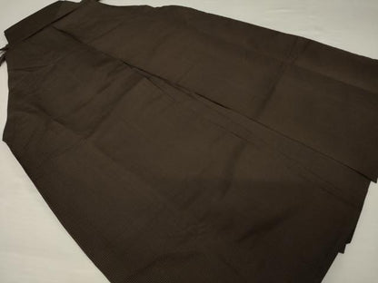 平和屋着物●男性　馬乗り袴　縞　正絹　逸品　AABF9619ck