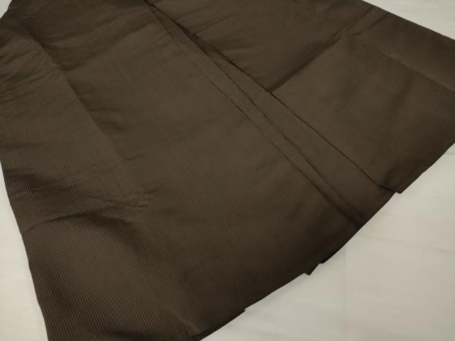 平和屋着物●男性　馬乗り袴　縞　正絹　逸品　AABF9619ck