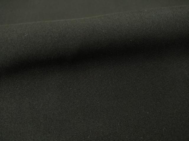 平和屋着物●男性　黒紋付　正絹　逸品　AABF9625ck